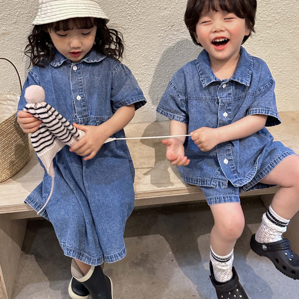 Niña' Verano Vestido, Sibling y Parent-child Matching Outfits - foto 4