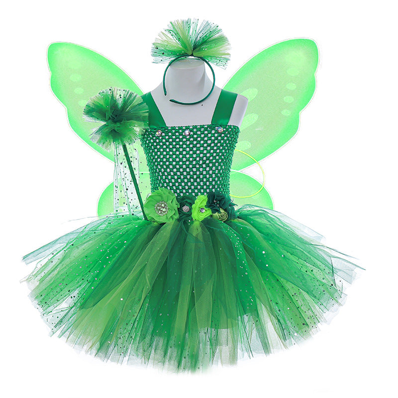 Halloween Costume Sequin Niña' Vestido Conjunto - foto 6