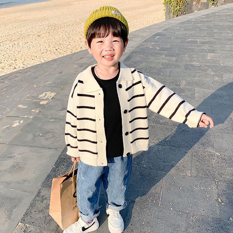 Estilizado Rayado Top y Chaqueta para Niño - foto 4