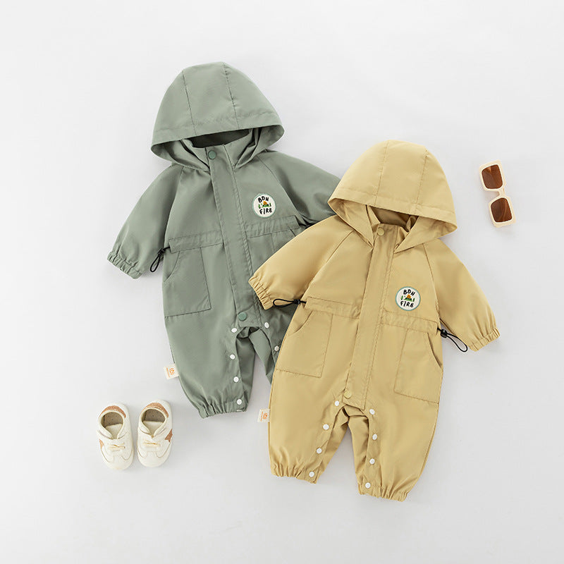 Otoño Ropa de Trabajo-Estilo Cintura-cinched Baby Romper - foto 5