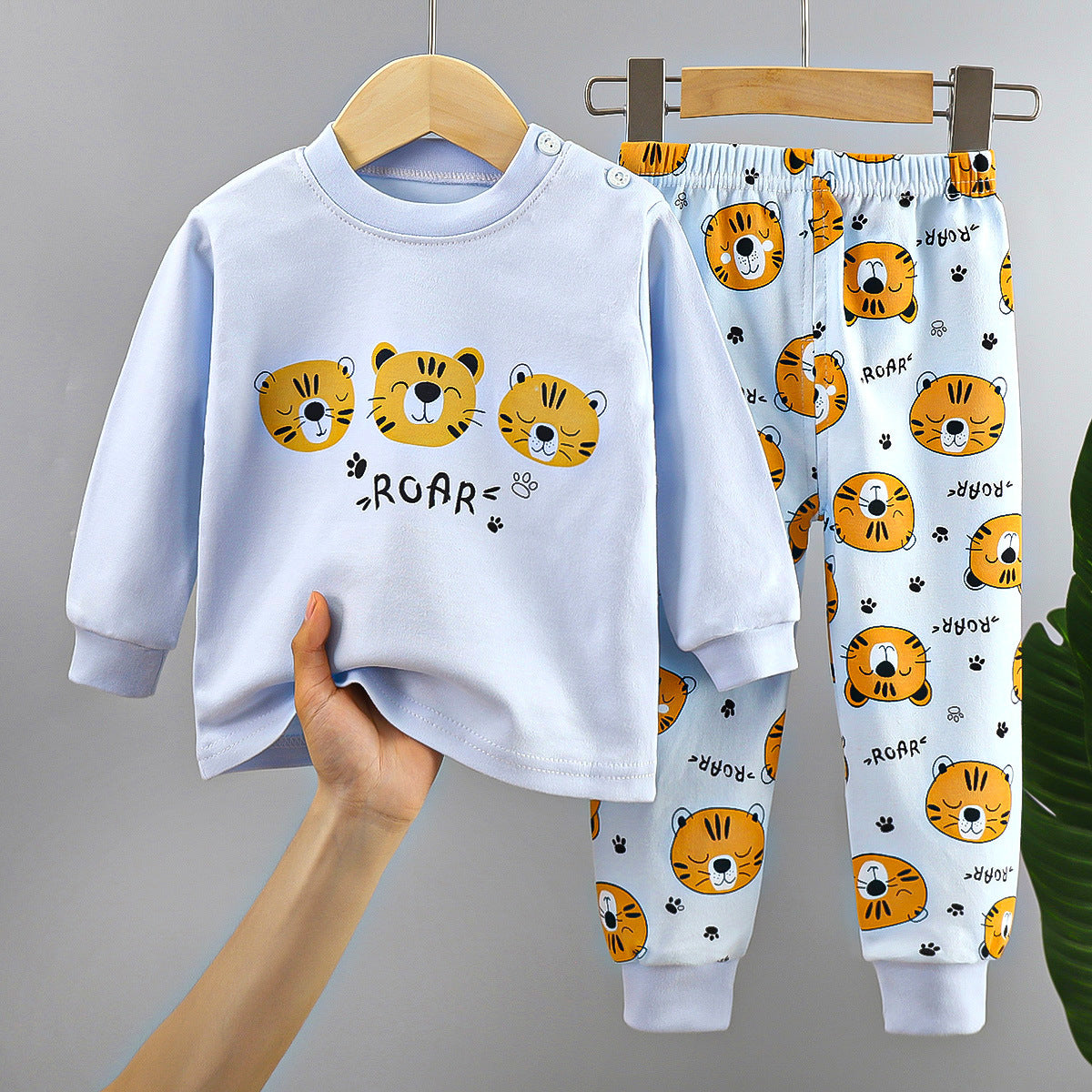 Niños Underwear Conjunto Pure Algodón Otoño Pantalón Niños Ropa - foto 4