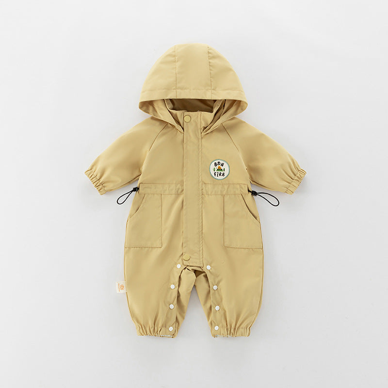 Otoño Ropa de Trabajo-Estilo Cintura-cinched Baby Romper