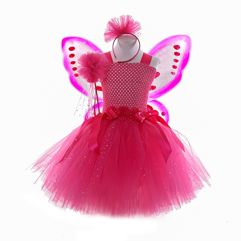 Halloween Costume Sequin Niña' Vestido Conjunto - foto 5