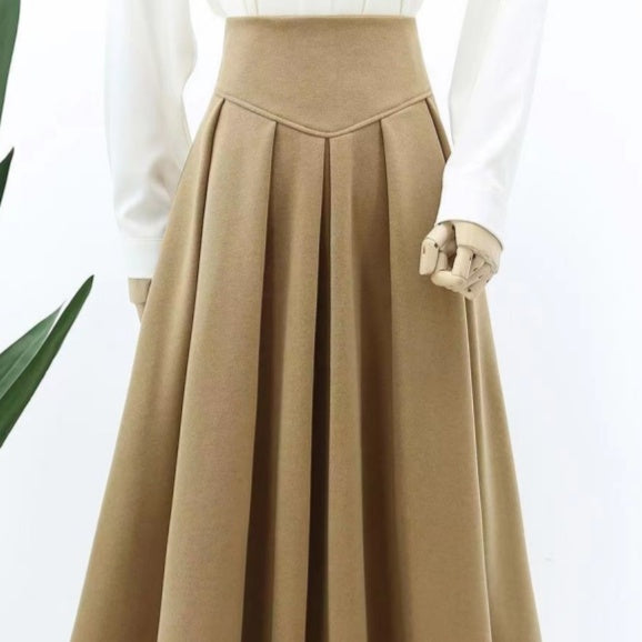 Falda plisada elegante de tiro alto - foto 4