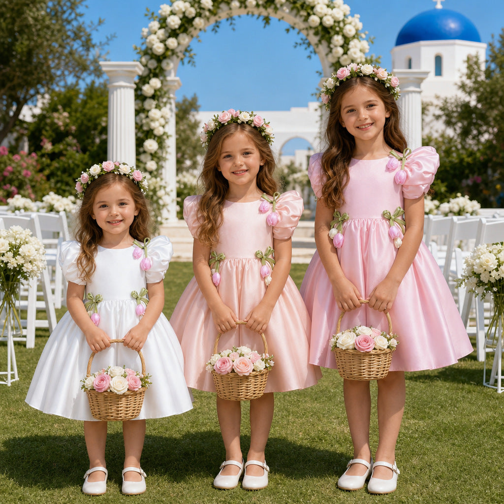 Vestido elegante de princesa para niña