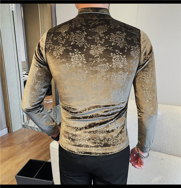 Hombre Polar Casual Manga Larga Camiseta - foto 4