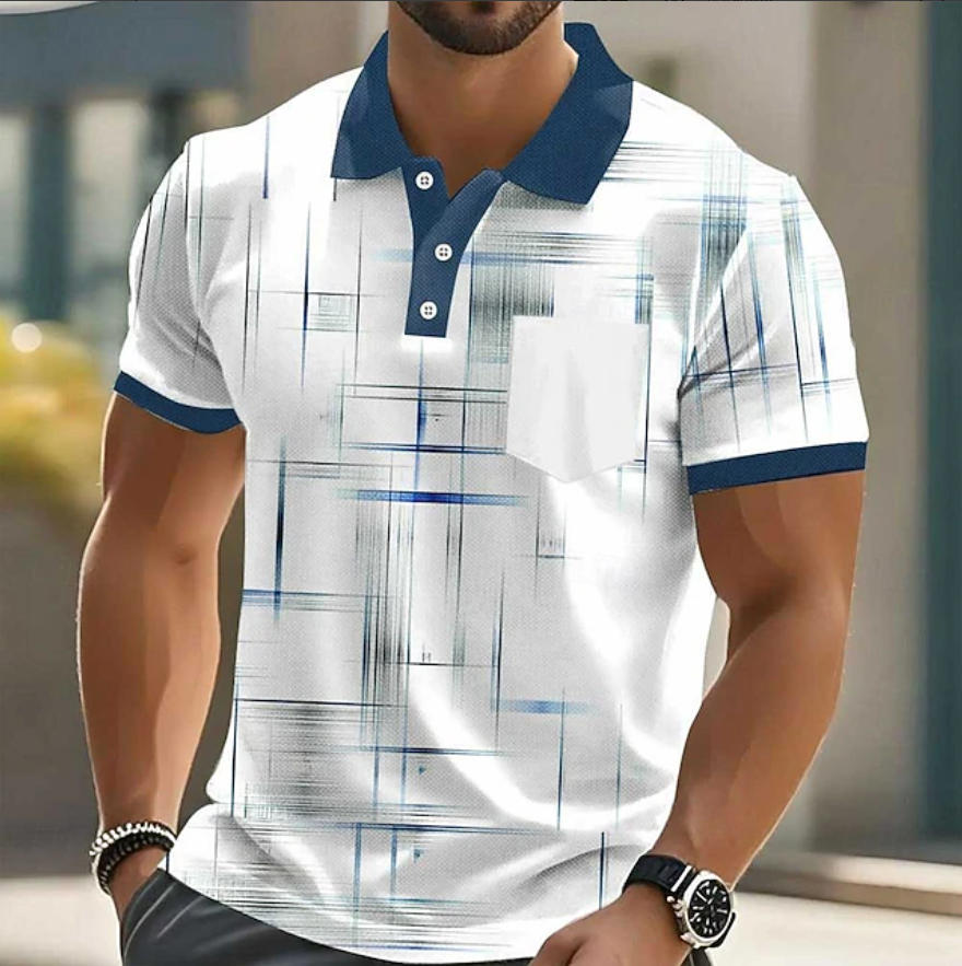 Polera casual manga corta para hombre - foto 5