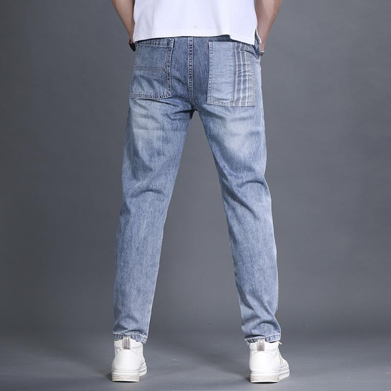 Youthful De Tendencia Jeans A la Moda Ajuste Suelto Straight-leg Trousers - foto 6