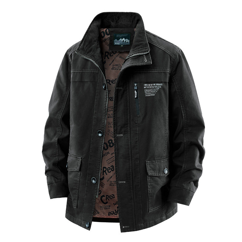 Hombre A la Moda Casual Algodón Chaqueta - foto 3