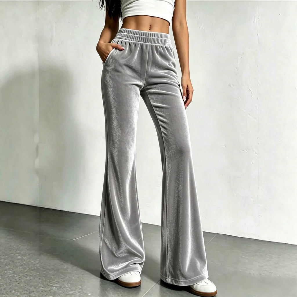 Pantalón deportivo casual elasticado para mujer - foto 2