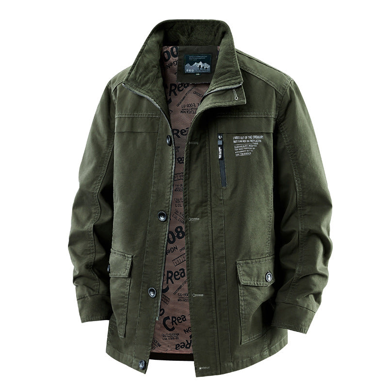 Hombre A la Moda Casual Algodón Chaqueta - foto 4