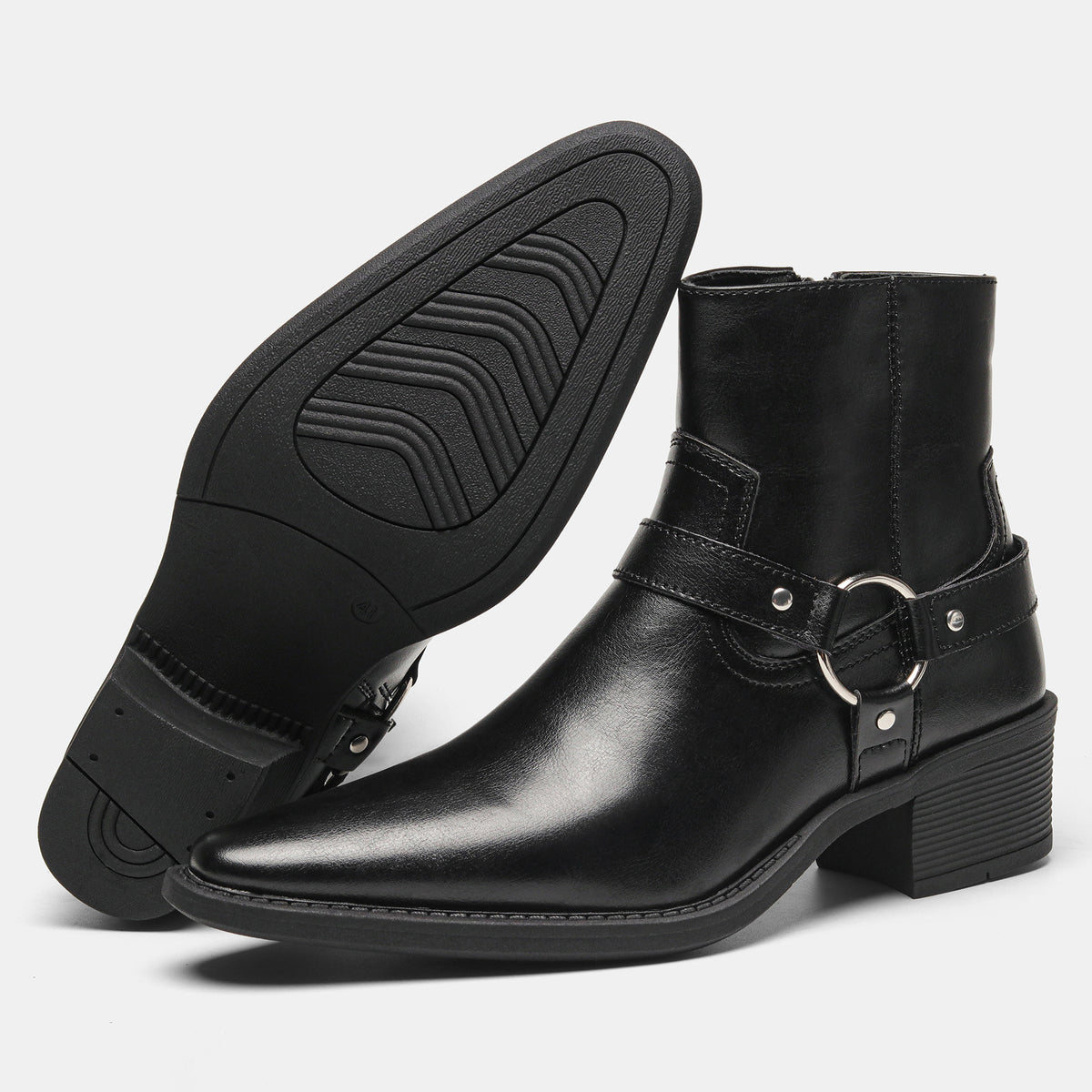 Hombre Buckle-up, Height-increasing High-heeled Botas - foto 4