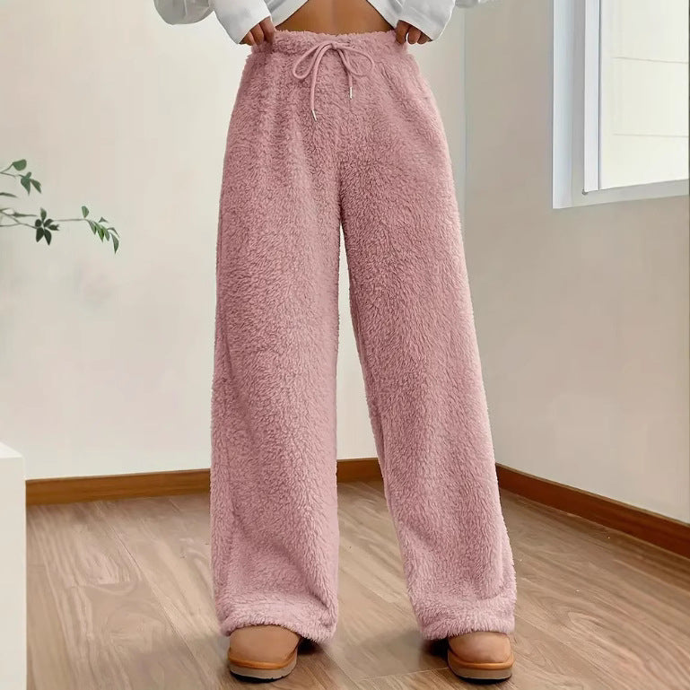 Pantalón polar holgado de mujer - foto 2