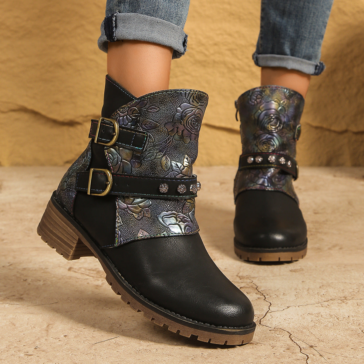 Botas texanas estampadas de mujer - foto 5