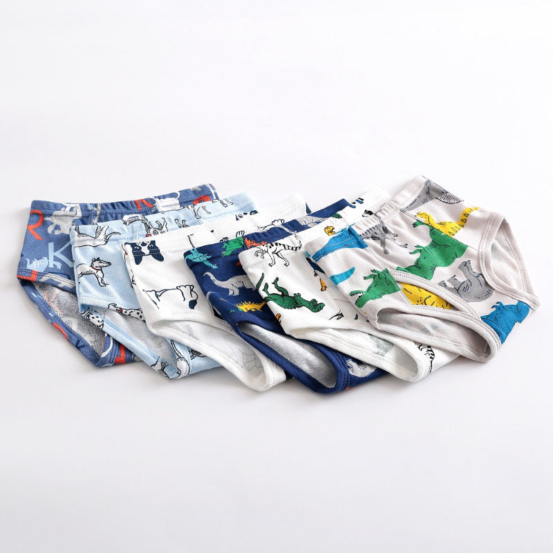 Cartoon Dinosaur Shorts para Pequeño Niño Niños Underwear