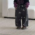Niños' Denim Pantalón Ajuste Suelto Niño' Pierna Ancha Pantalón - foto 3