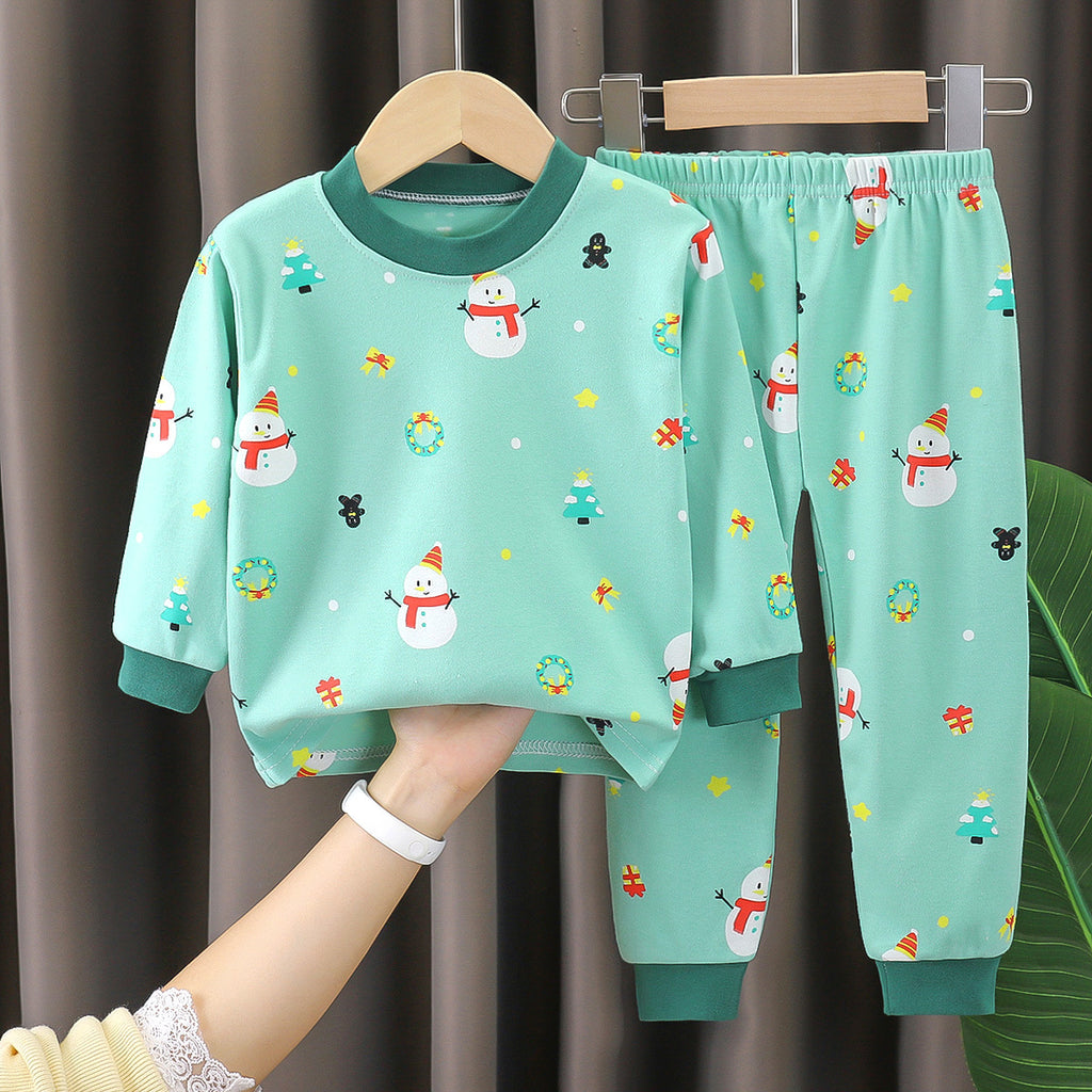 Niños Underwear Conjunto Pure Algodón Otoño Pantalón Niños Ropa - foto 2