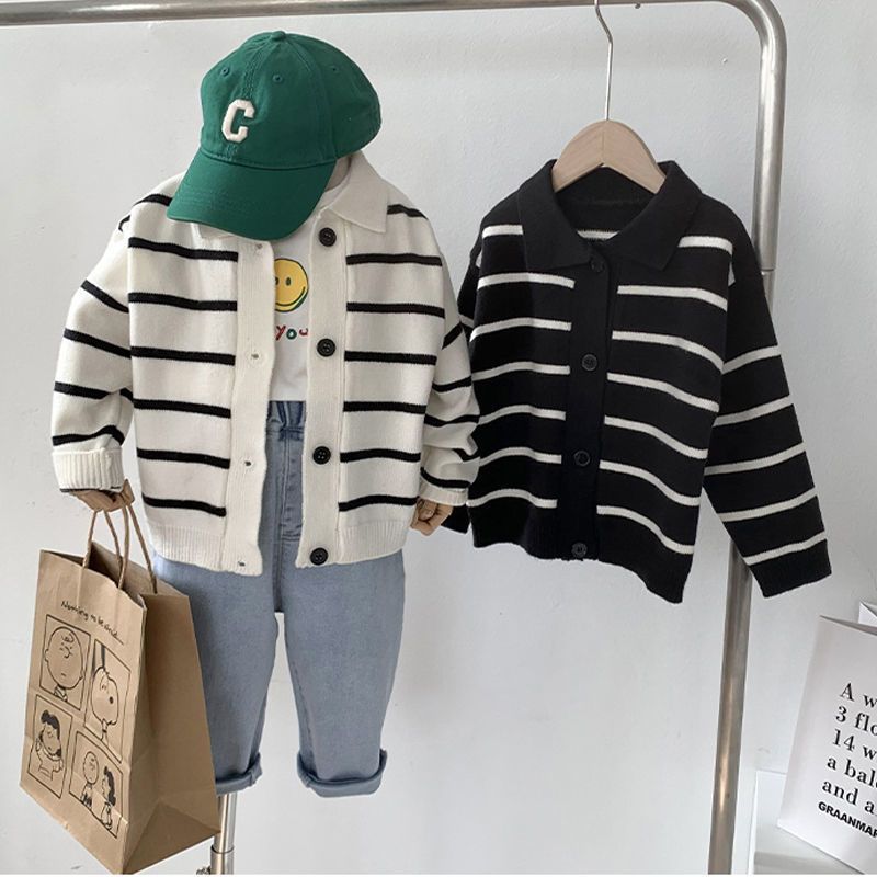 Estilizado Rayado Top y Chaqueta para Niño - foto 6