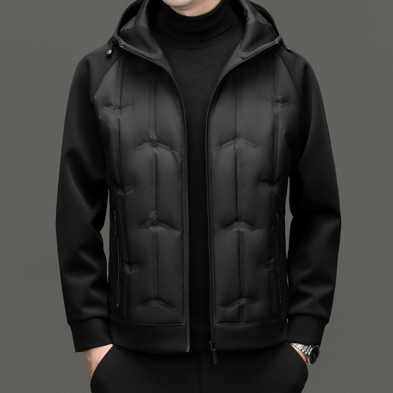 Hombre Liviano White Duck Down Chaqueta - foto 4