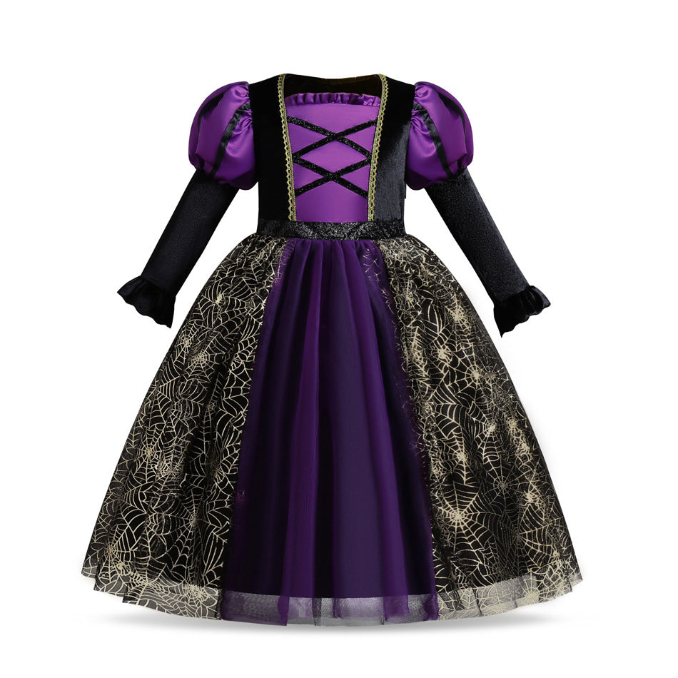 Halloween Princesa Vestido para Niña