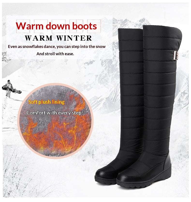 Mujer High-Top Over-the-knee Botas de Nieve - foto 4