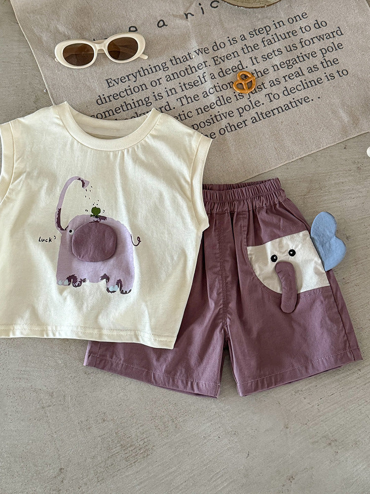 Niño' Chaleco Top y Shorts Conjunto - foto 6