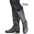Side-zip Knee-high Botas con Chains - foto 4
