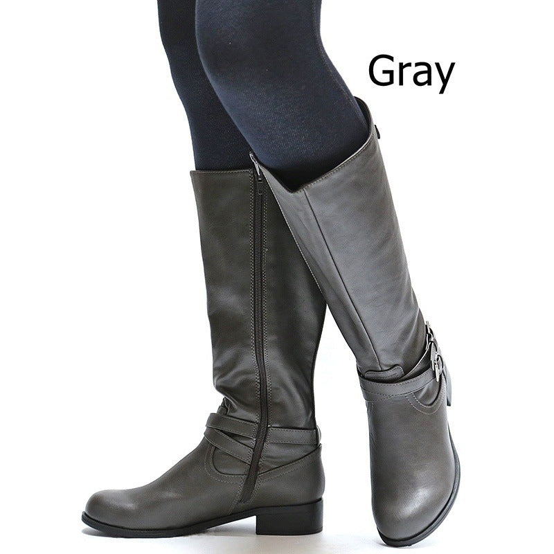 Side-zip Knee-high Botas con Chains - foto 4