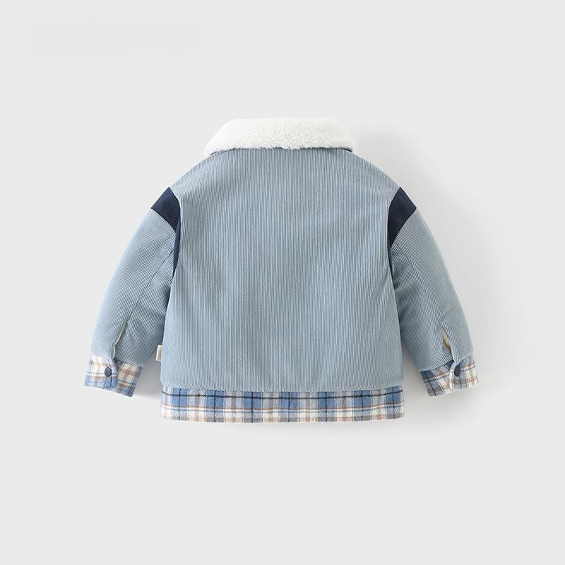 Thick Polar Lined Baby Abrigo Animal Print