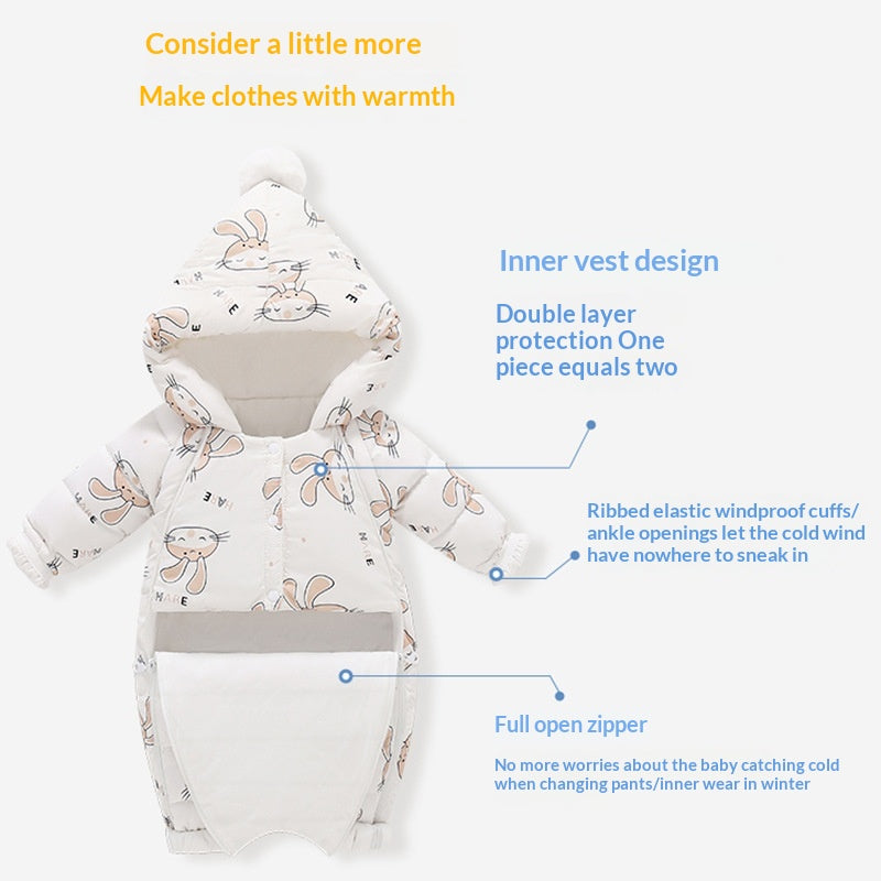 Invierno Down Jumpsuit para Newborns - foto 5