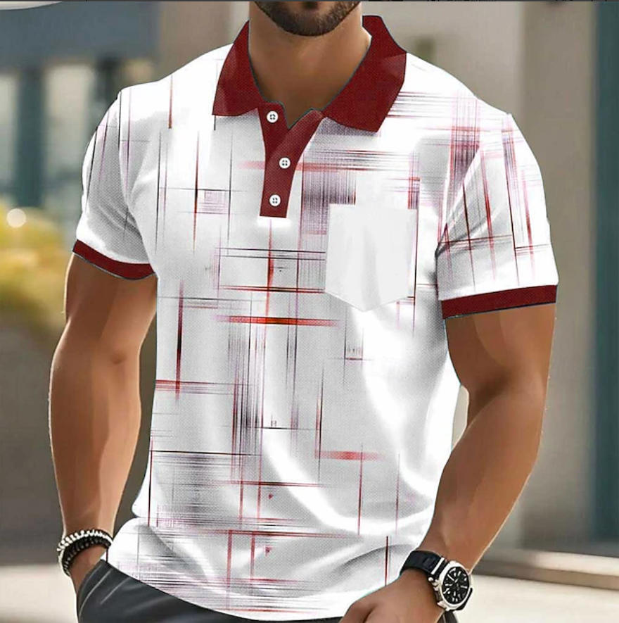 Polera casual manga corta para hombre - foto 8