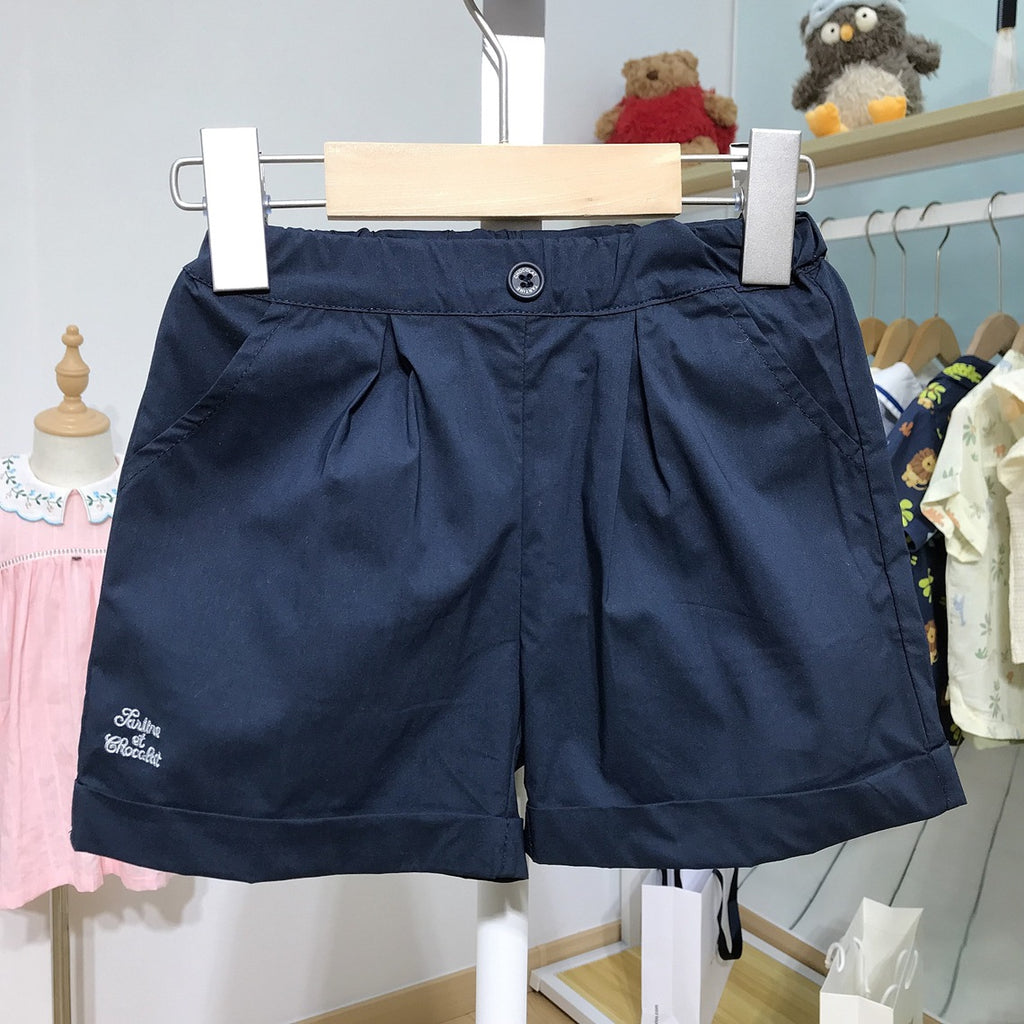 Verano Recién Llegado Tejido Manga Corta Tops y Shorts para Baby Niño y Niña - foto 3